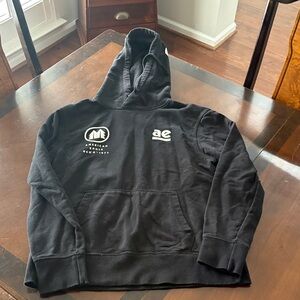 American Eagle Black Graphic Hoodie